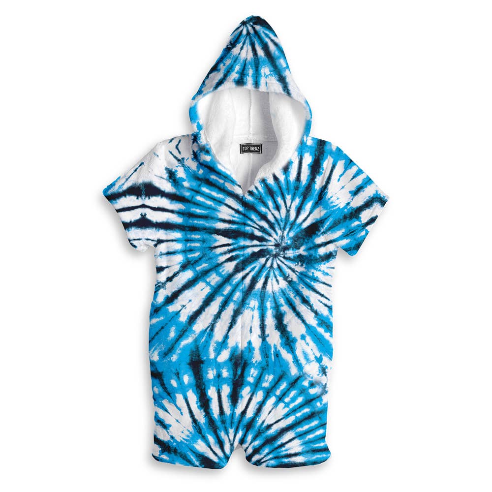 Tie-Dye Fuzzy Romper