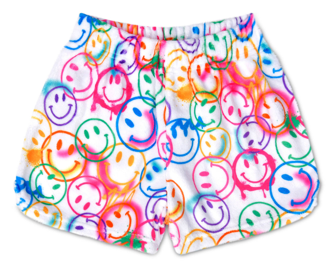 SMILES EVERYWHERE PLUSH SHORT