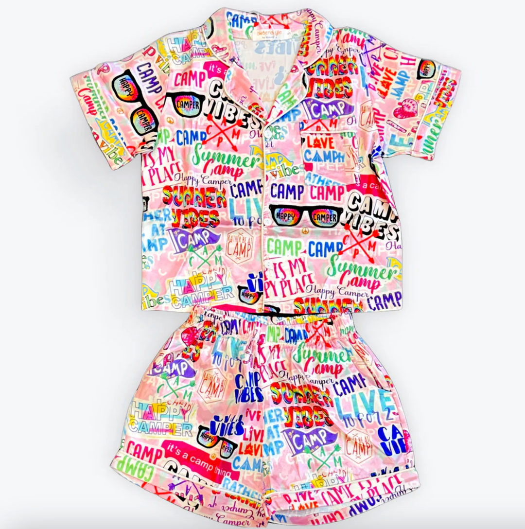 Tweenstyle by Stoopher - Happy Camper Silk Lounge Set