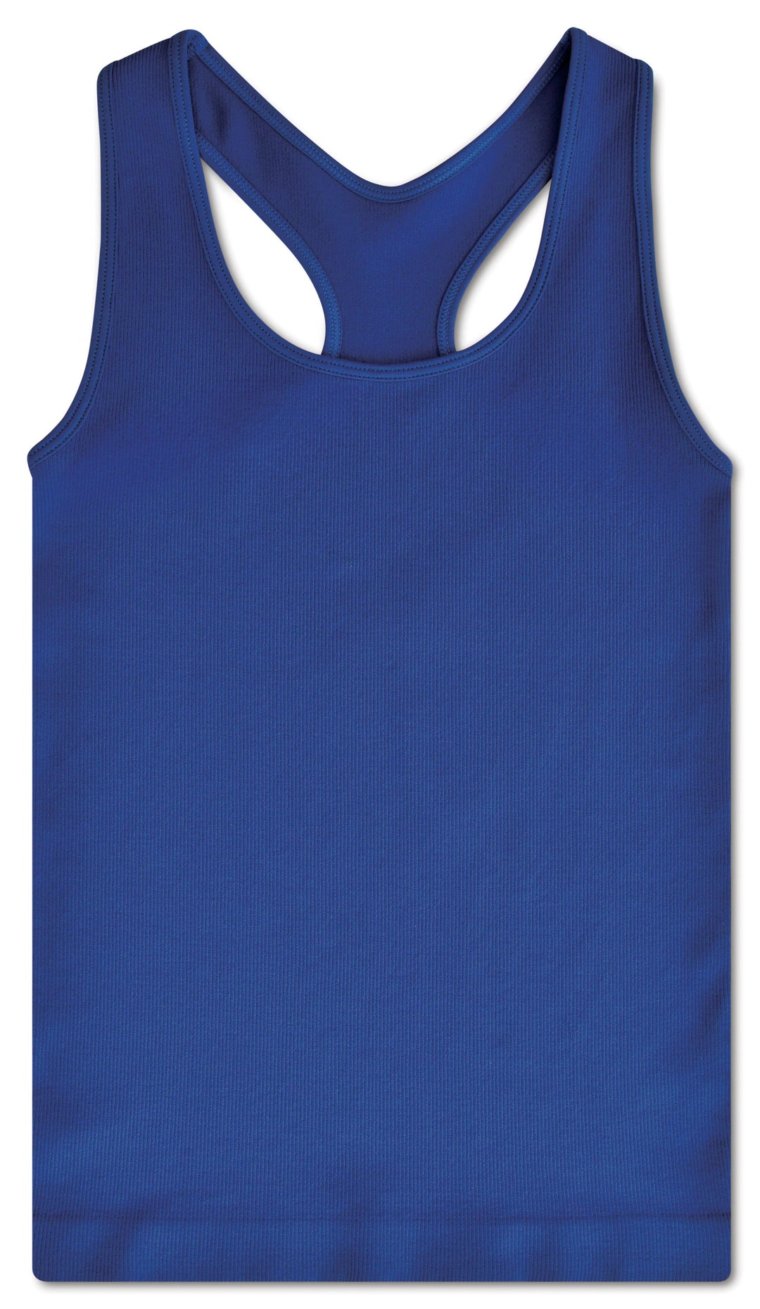 MIDNIGHT RIBBED RACERBACK TANK TOP
