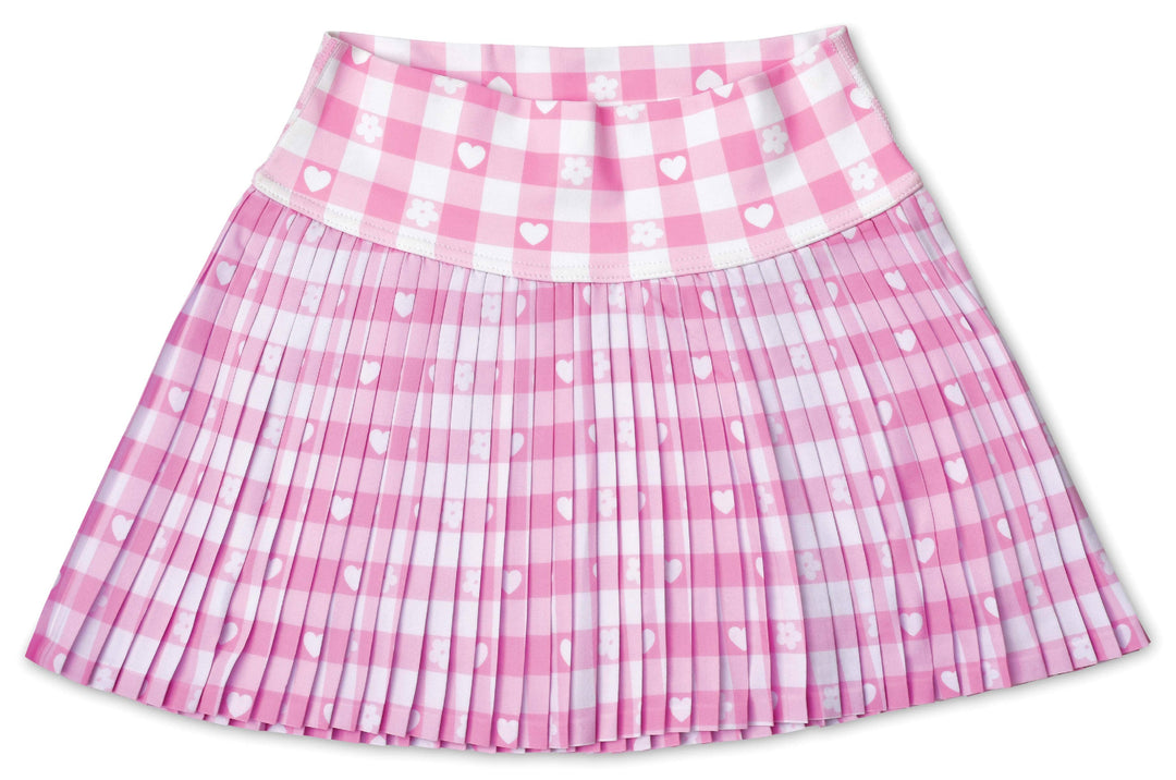 Pretty in Plaid Pleated Skort