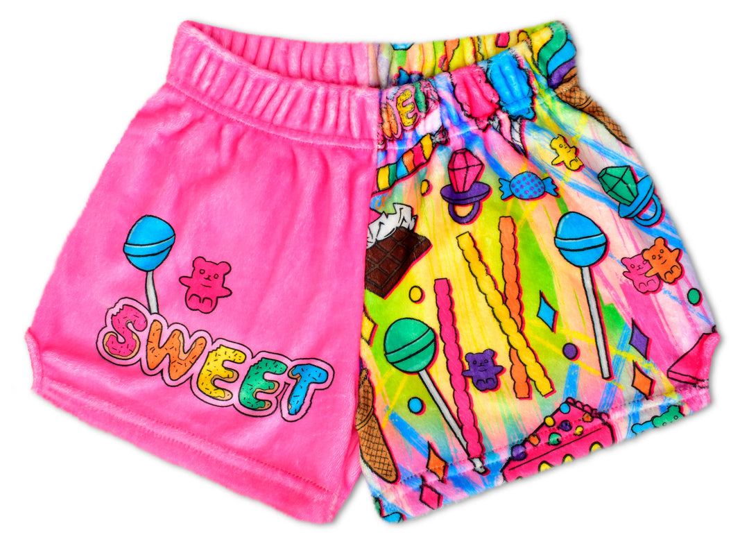 COREY PAIGE I WANT CANDY PLUSH SHORTS