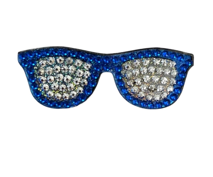 Sticker Beans Blue Sunglasses