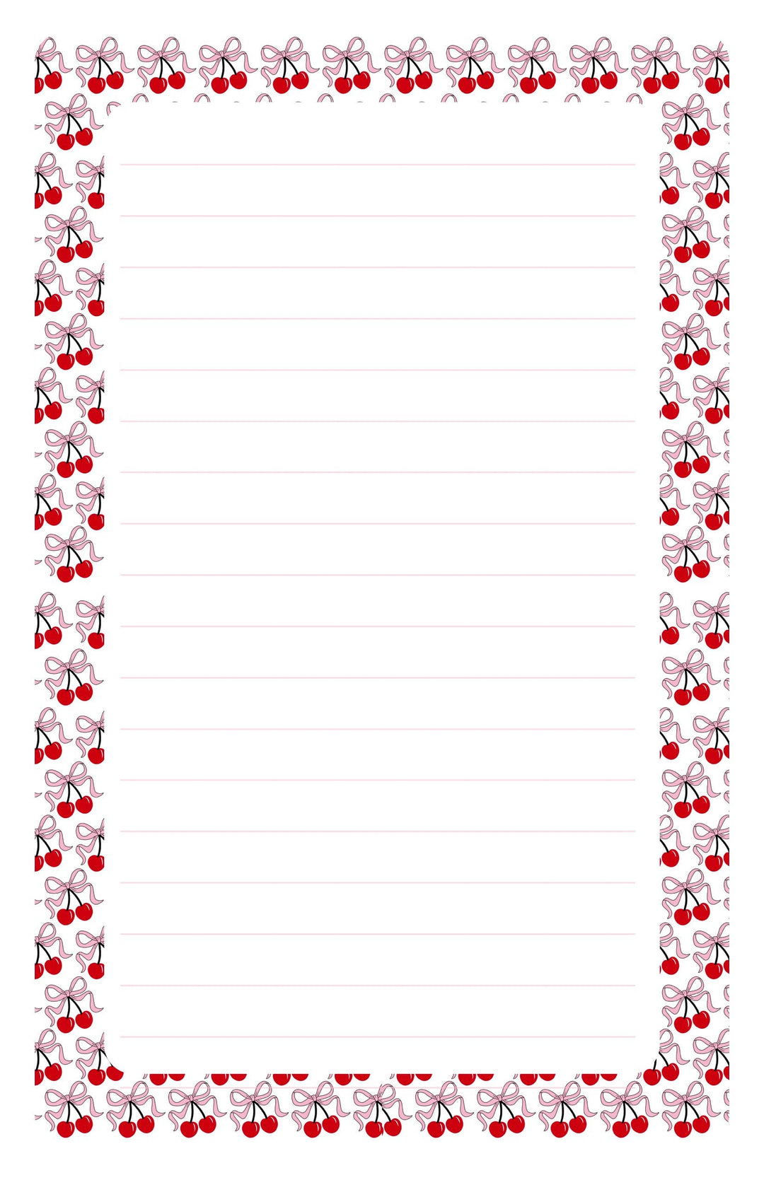 Cherry Stationary Pad