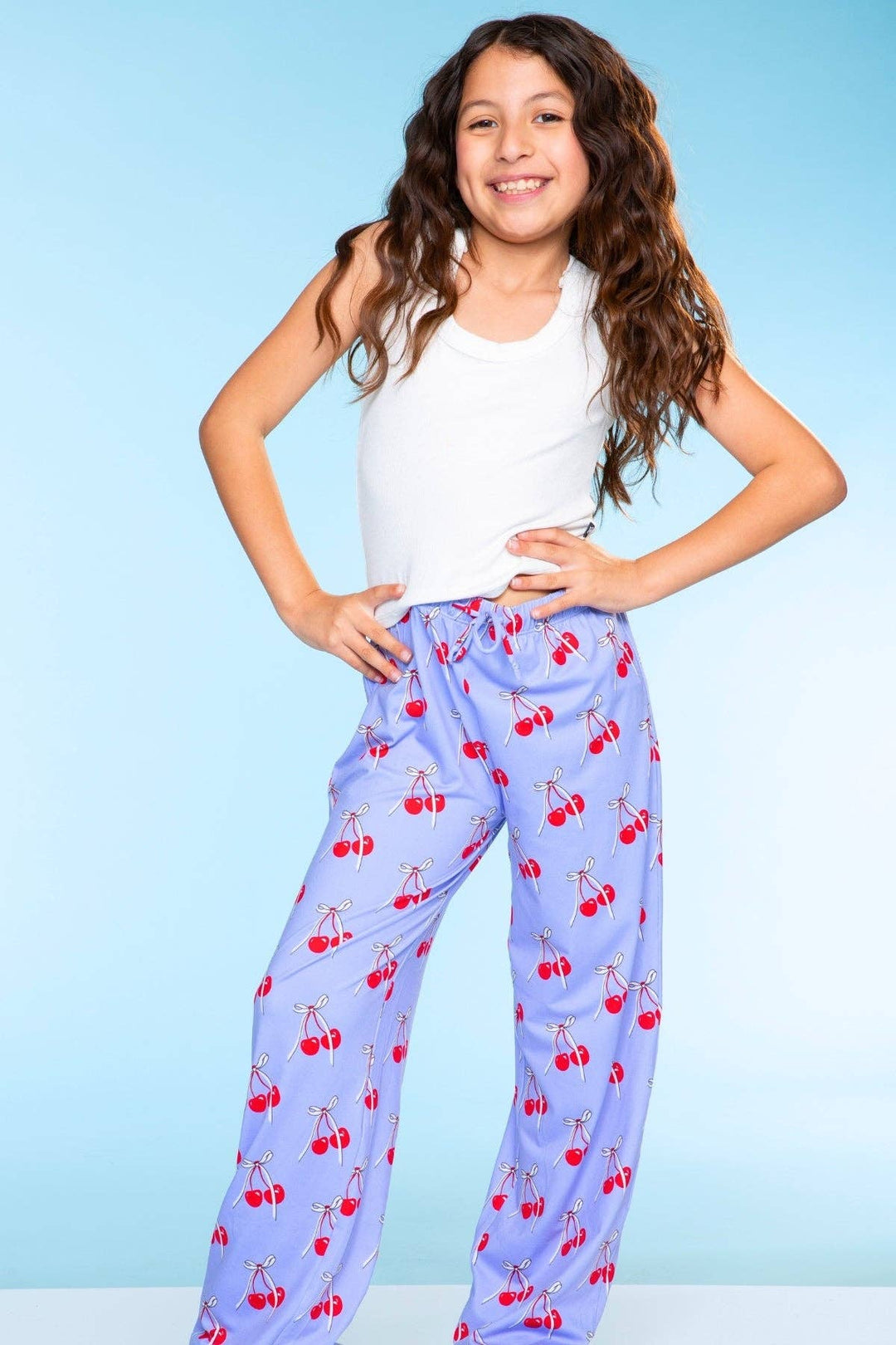Neon Purple Cherry lounge pant
