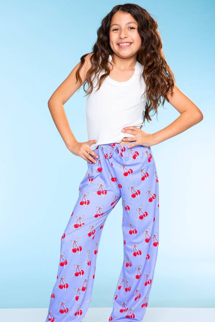 Neon Purple Cherry lounge pant