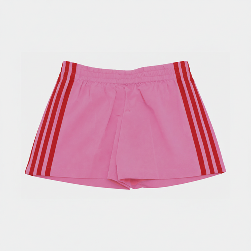 Pink/Red Lightweight Track Shorts
