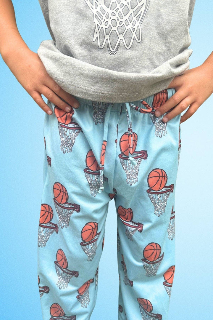 Graphic Tee & Basketball Pajamas