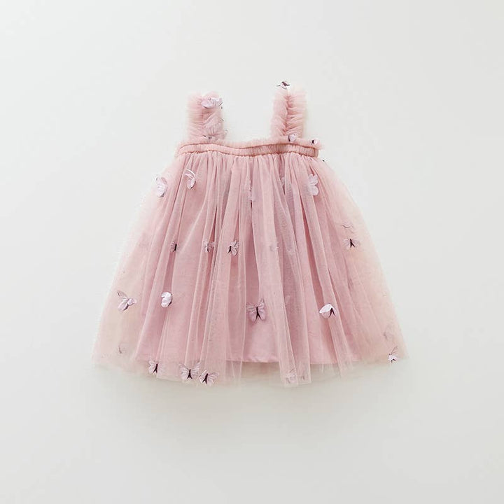 Children's Summer butterfly mesh dress