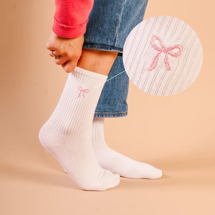 LSF Inspired Bow Socks