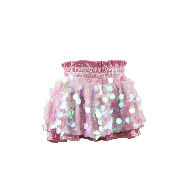 PAILLETTE METALLIC SKORT