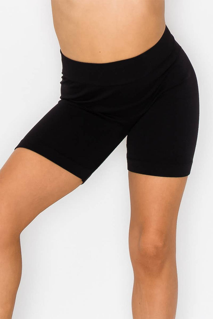 KIDS BLACK BIKE SHORTS