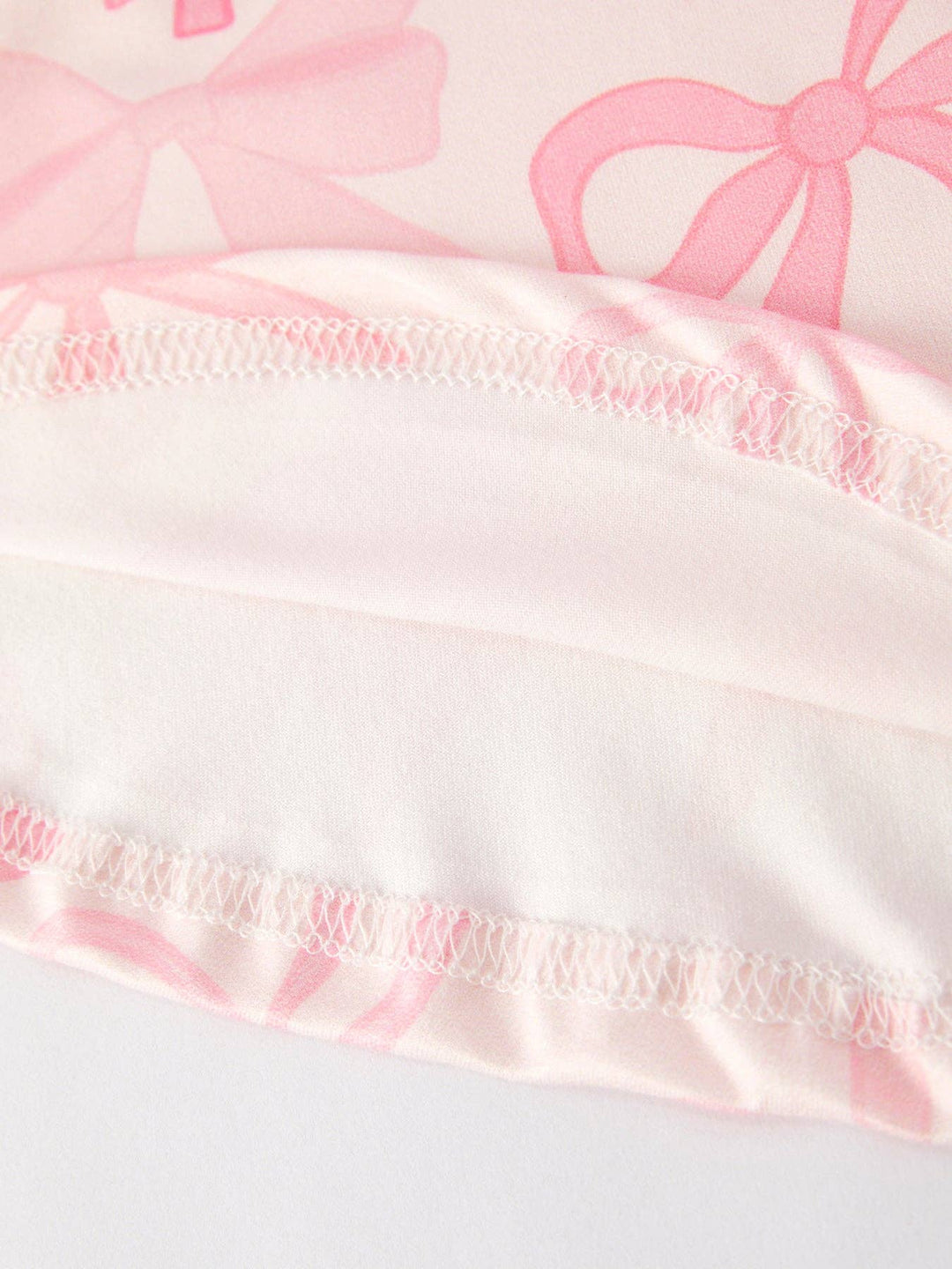 Girls Pink Bow Sleeveless Top and Shorts Set