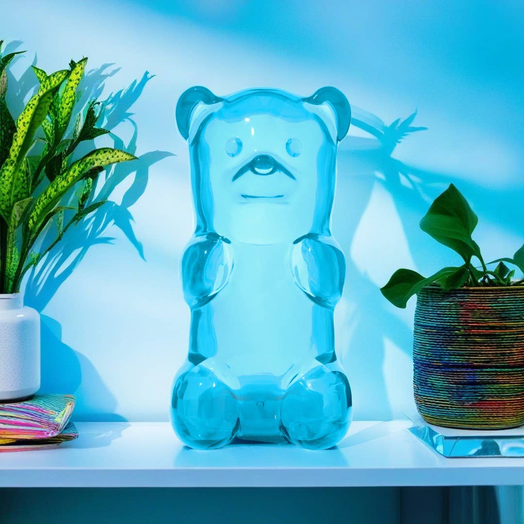 Gummybear Nightlights – Squeezable Fun | Blue Razz