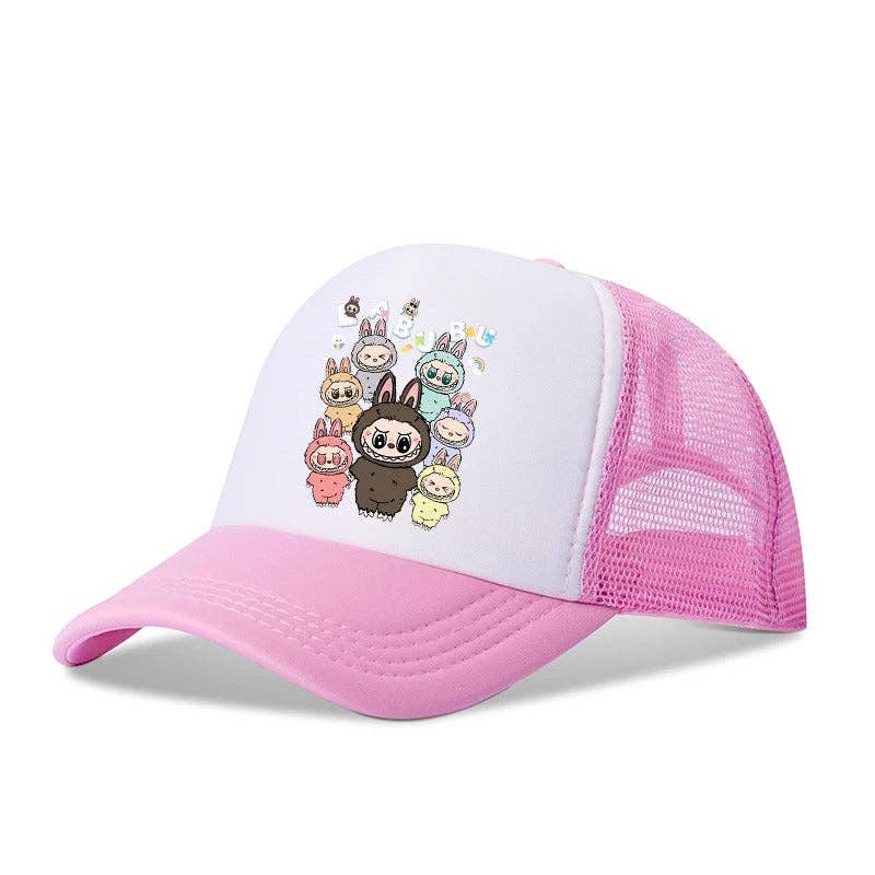 Pink Monster Trucker Hat
