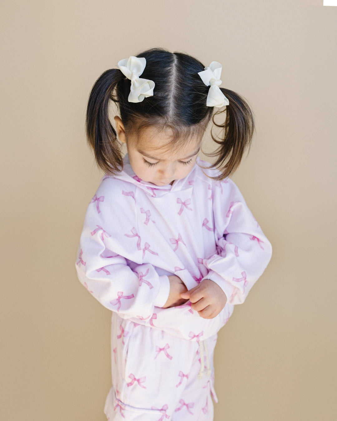 Pink Bows Cargo Jogger Set