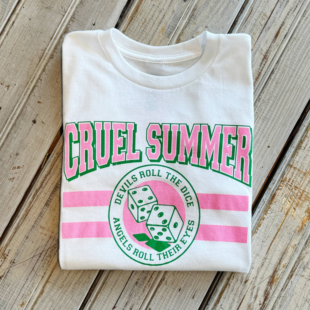Cruel Summer Kids Tee-white