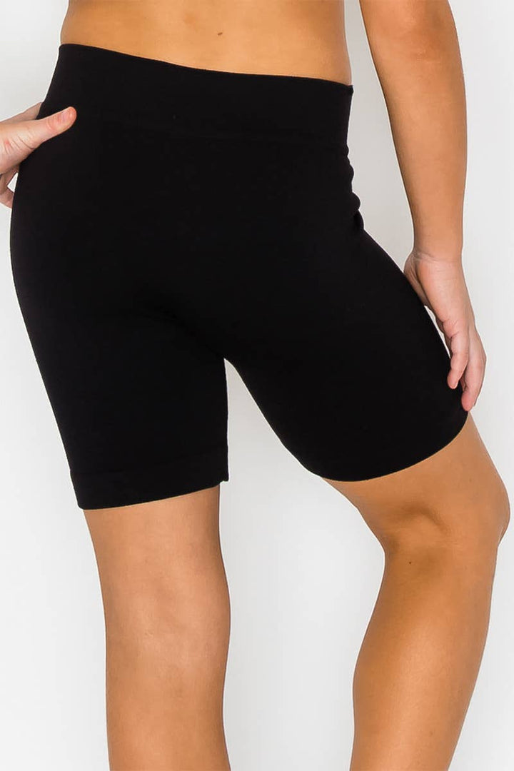 KIDS BLACK BIKE SHORTS