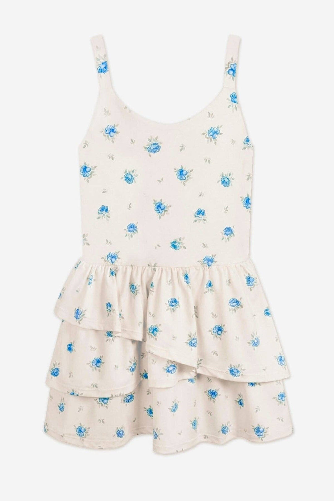 Floral symmetrical Tank Dress