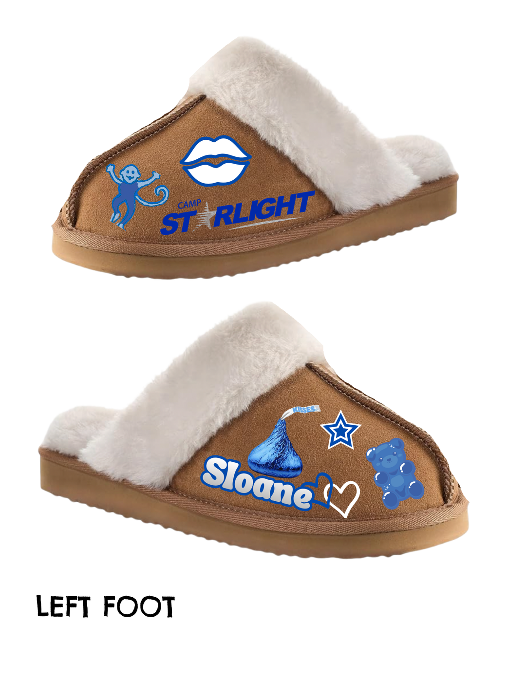 Starlight custom slippers