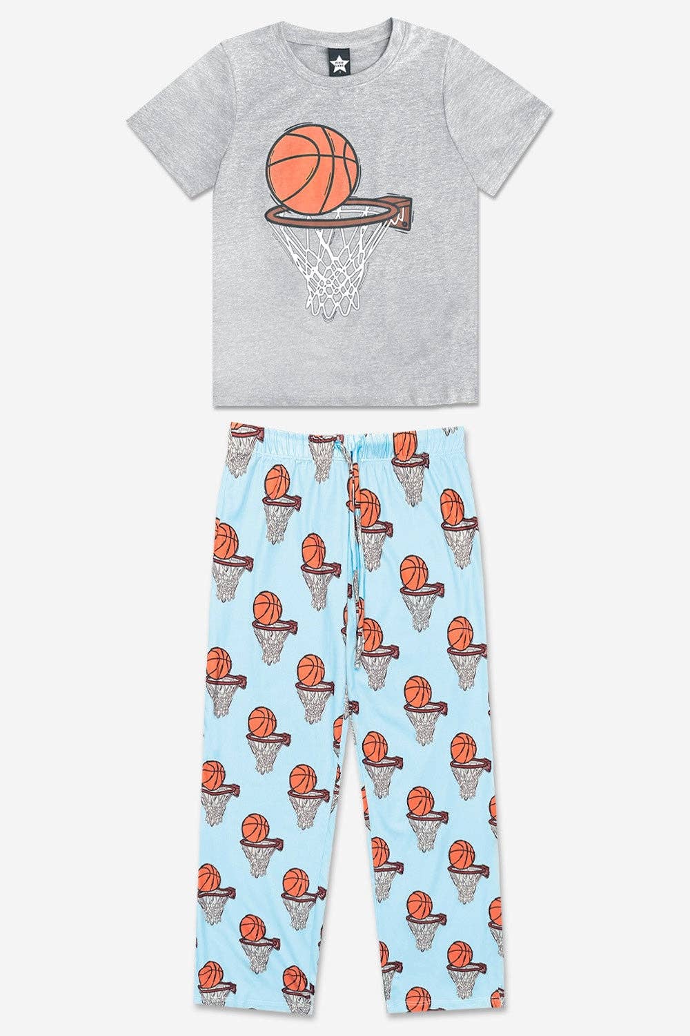 Graphic Tee & Basketball Pajamas