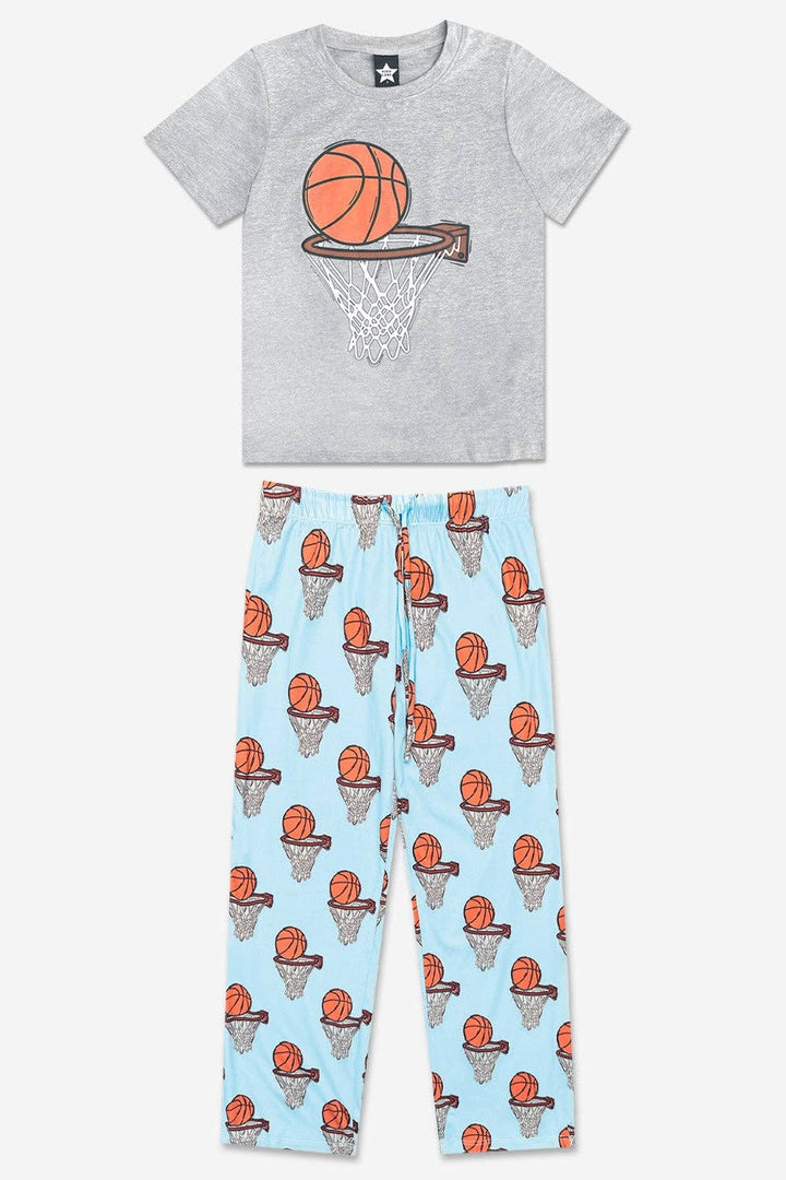Graphic Tee & Basketball Pajamas