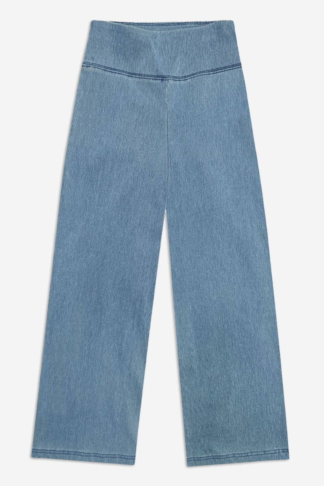 Super Stretch Soft Denim Wide Leg Jegging