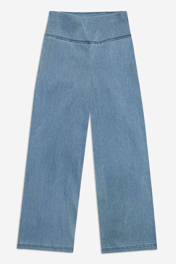 Super Stretch Soft Denim Wide Leg Jegging