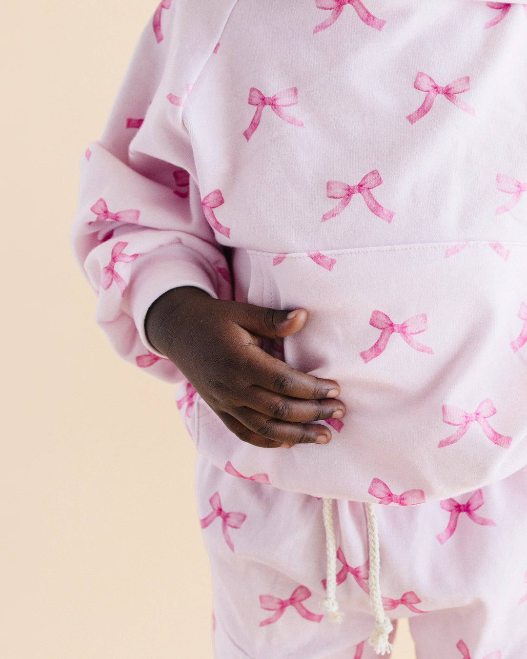 Pink Bows Cargo Jogger Set