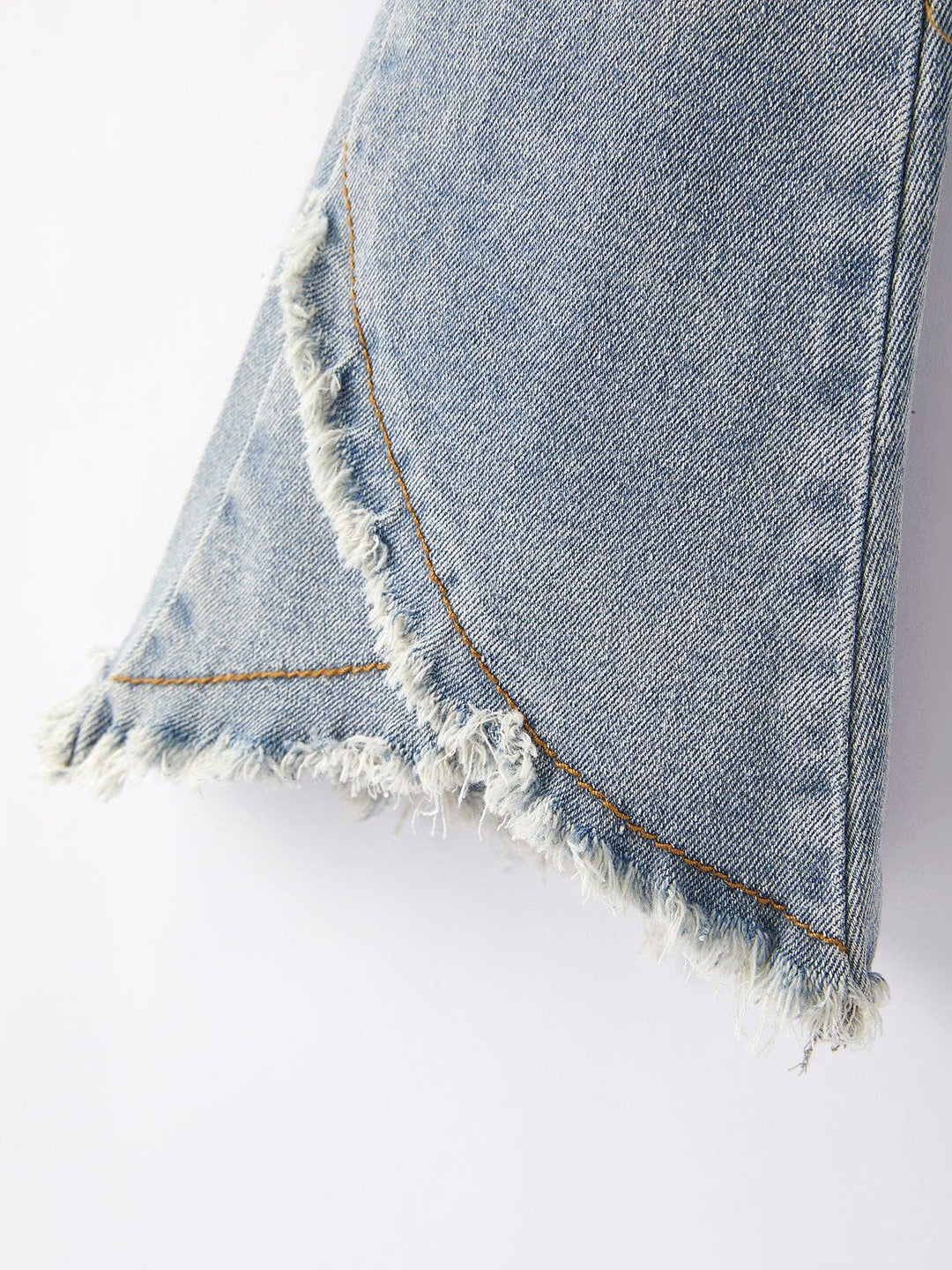 Light Blue Denim Bell Flares