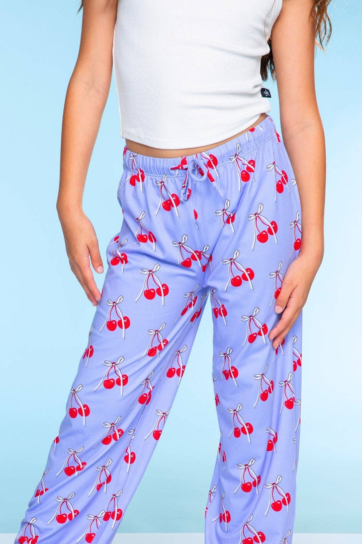 Neon Purple Cherry lounge pant