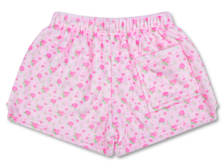 Pretty in Pink Plush Shorts