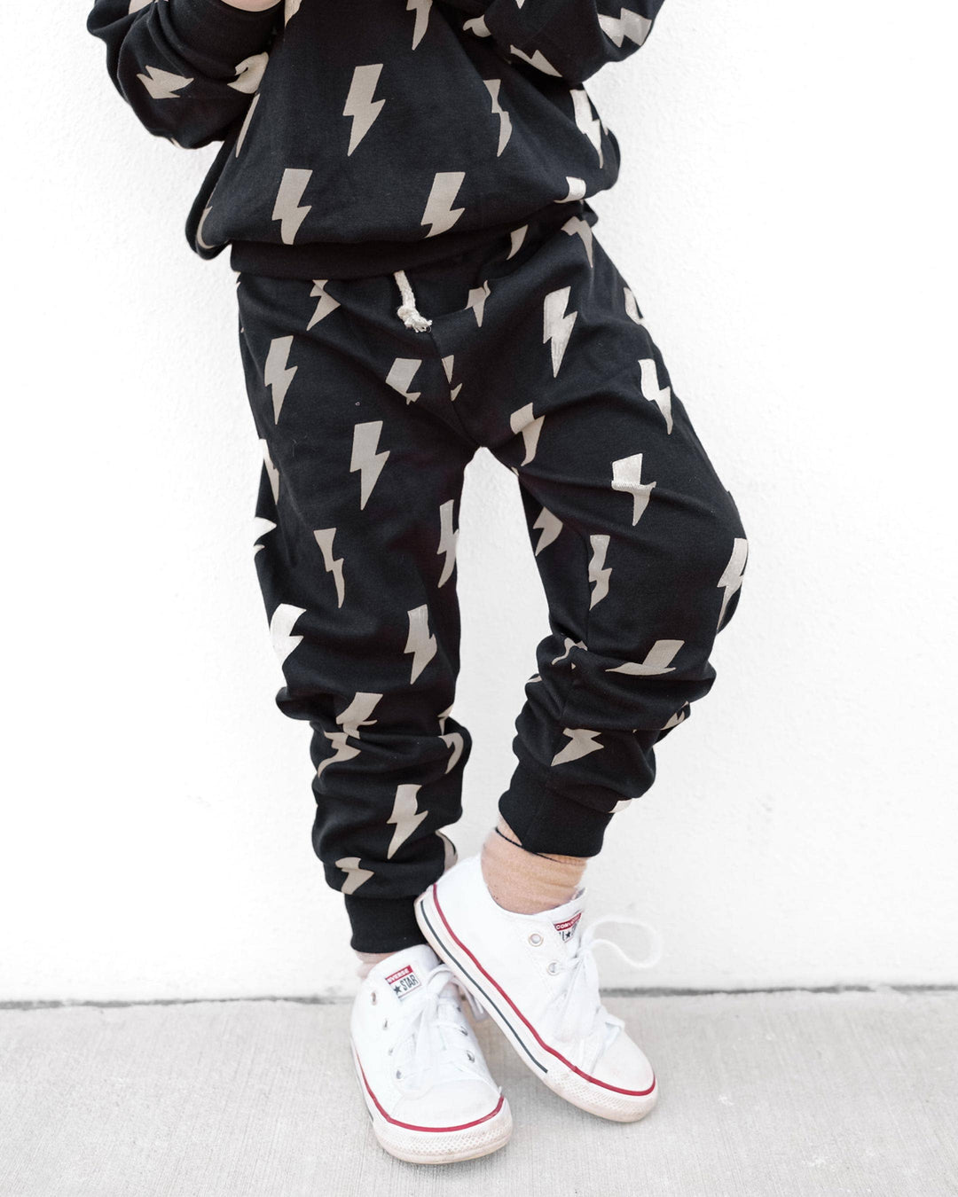 Black Bolt Jogger Set