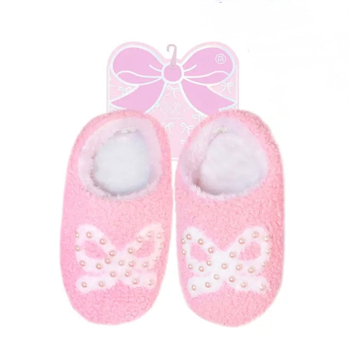 Pearl Bow Slippers