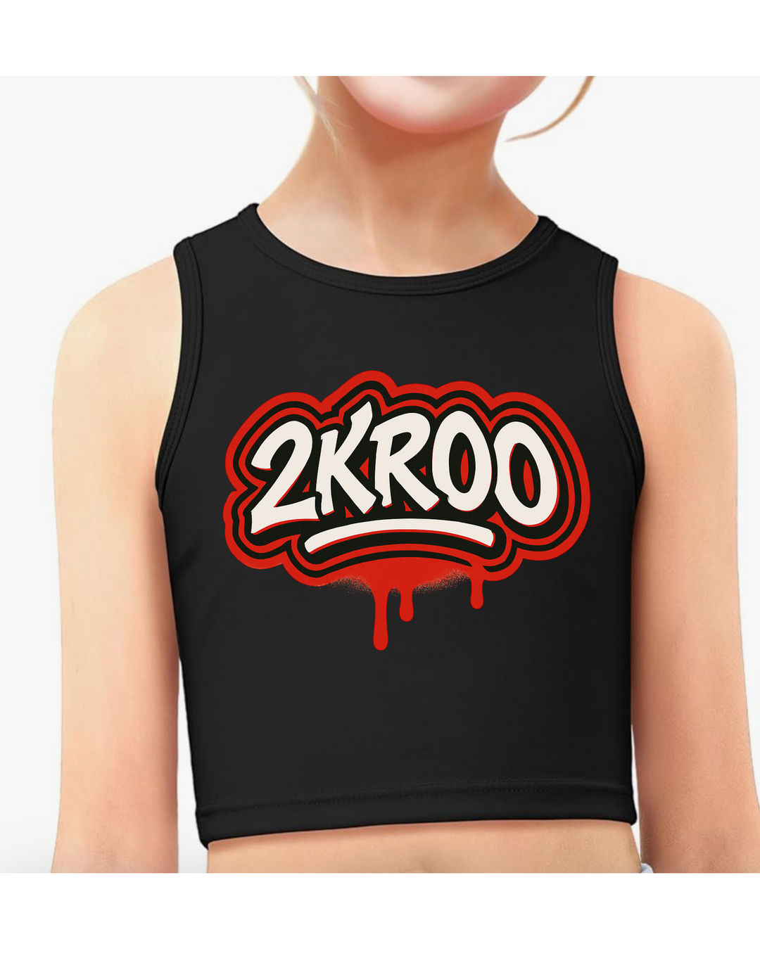 Racerback Cropped 2Kroo Dance Tank