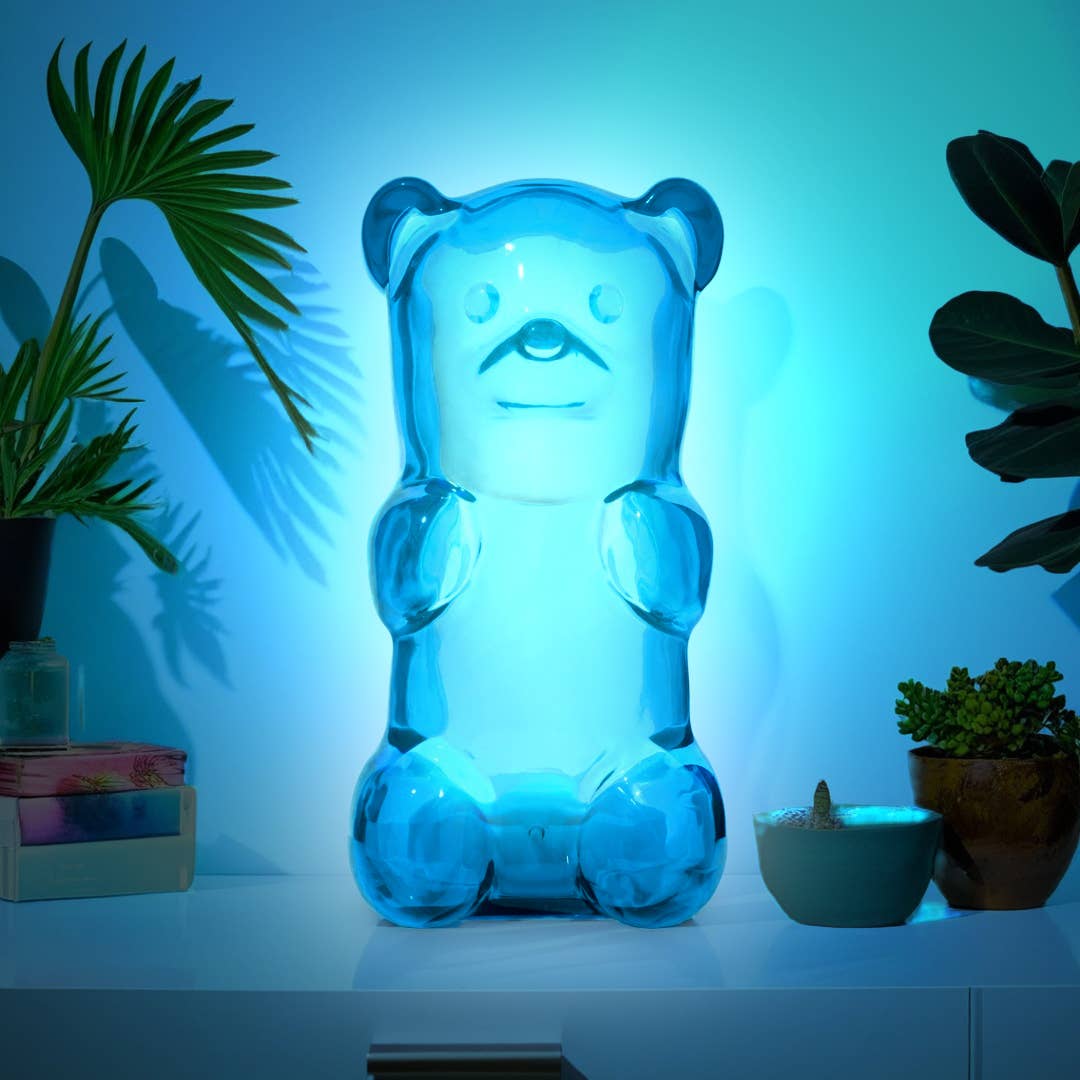Gummybear Nightlights – Squeezable Fun | Blue Razz