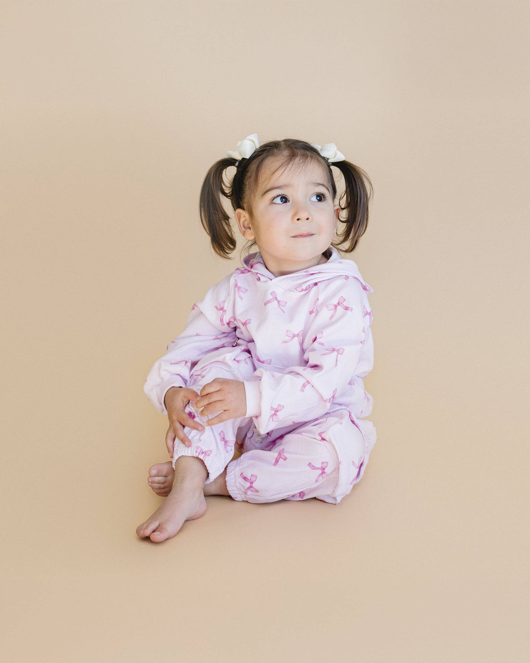 Pink Bows Cargo Jogger Set