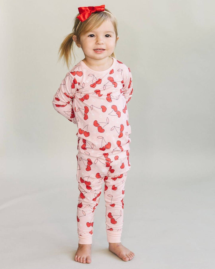 Cherry Heart Bamboo Two Piece Set