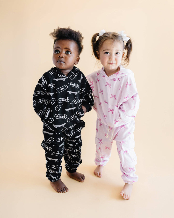 Pink Bows Cargo Jogger Set