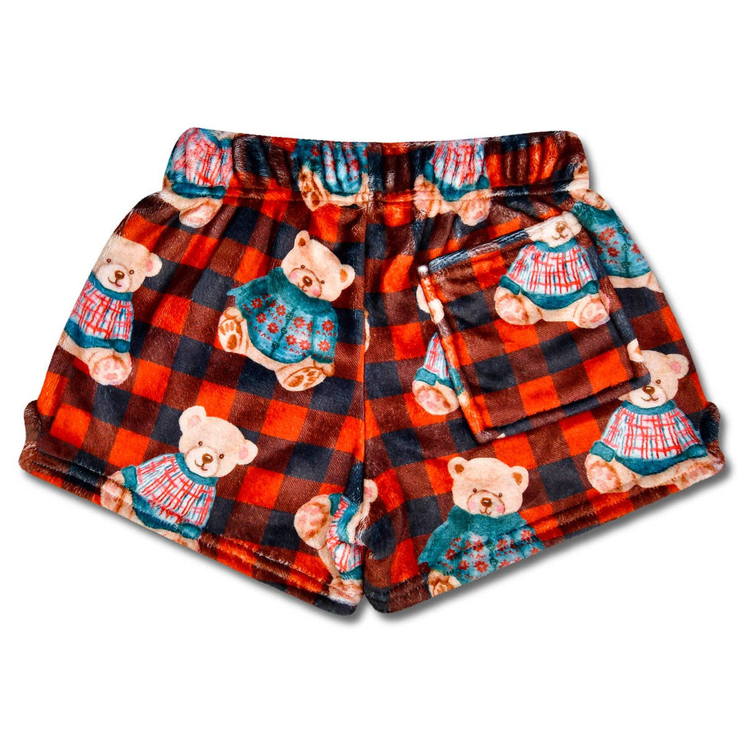 Beary Merry Plush Shorts