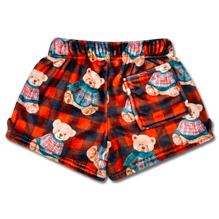 Beary Merry Plush Shorts