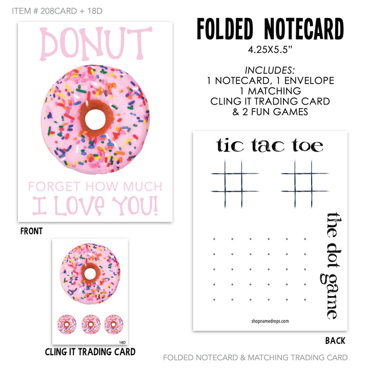 Donut NoteCard