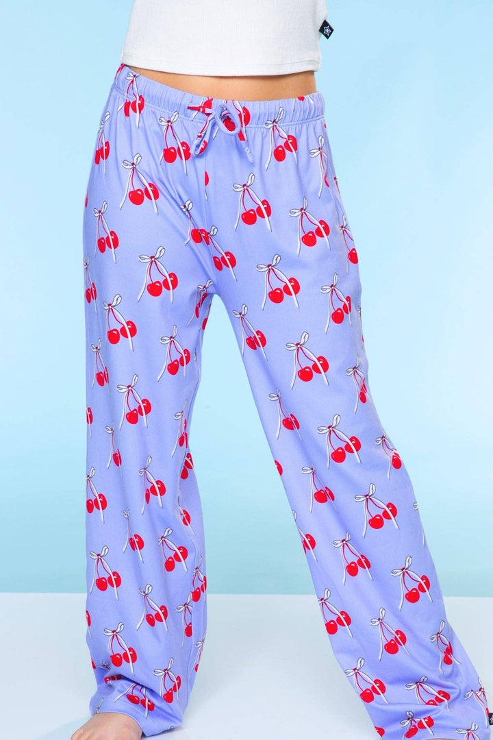 Neon Purple Cherry lounge pant
