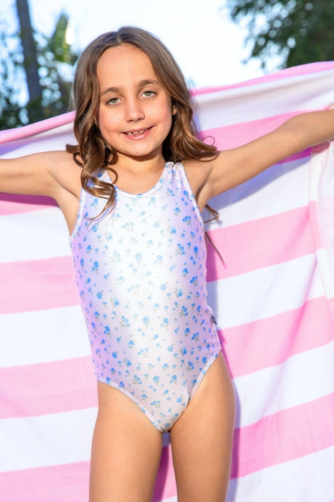One Piece Cross Back Swimsuit