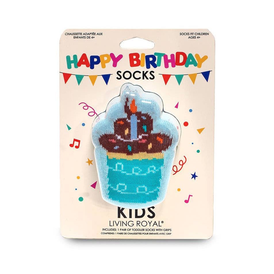 Birthday Cupcake Sock For Kids!