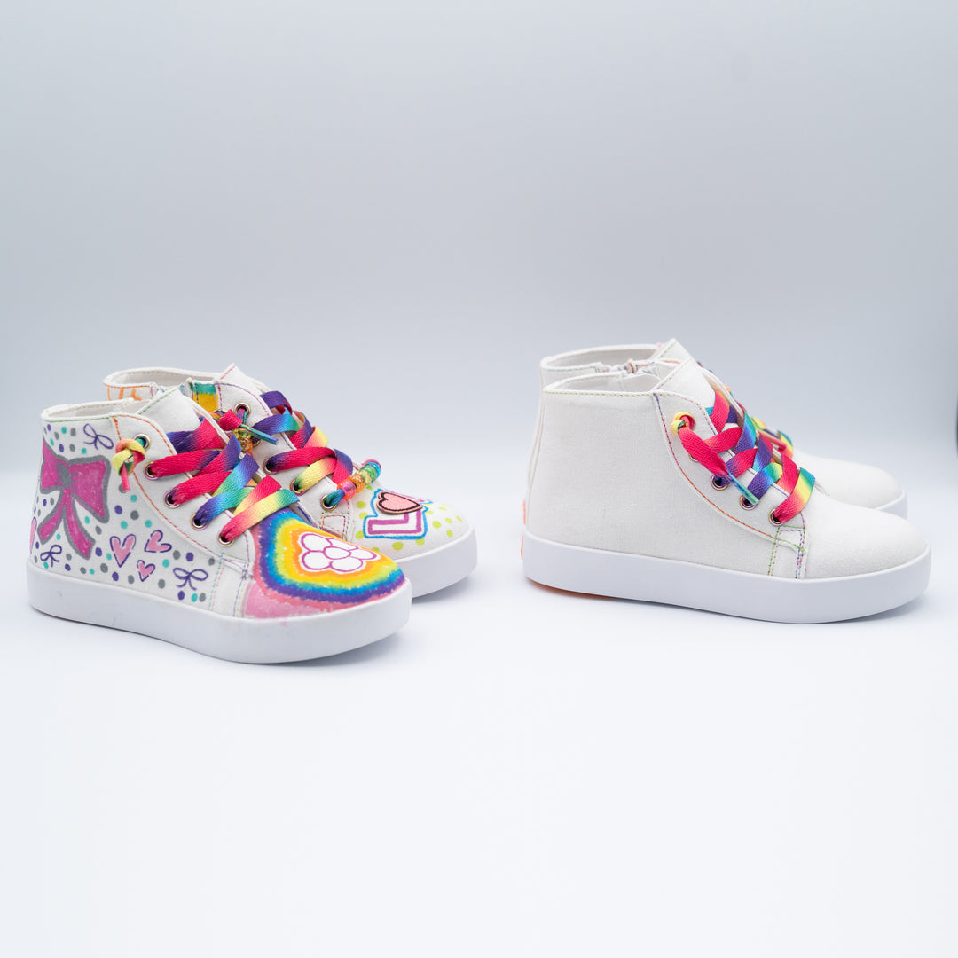 Custom Kicks Box High Top Kid's High-Top Sneakers StyleChild