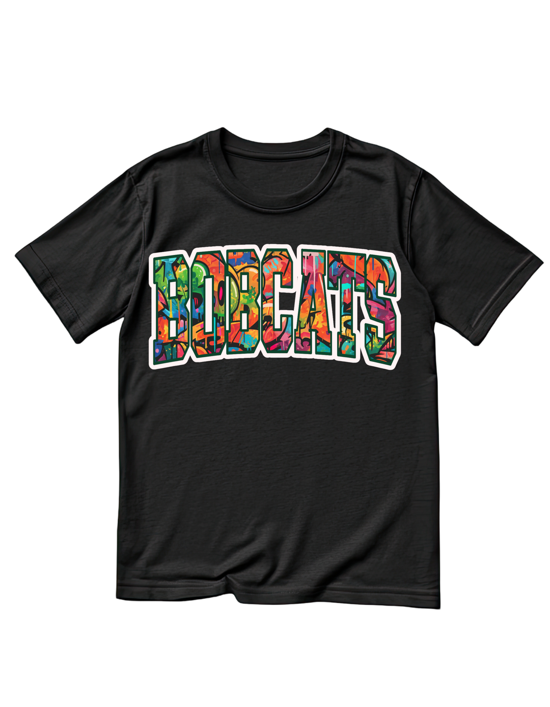 Bobcats Varsity Graffiti Tee