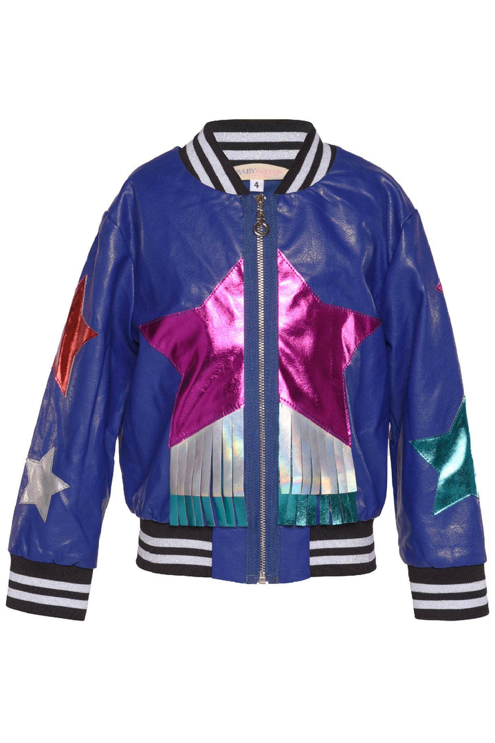 FAUX LEATHER BOBMER JACKET